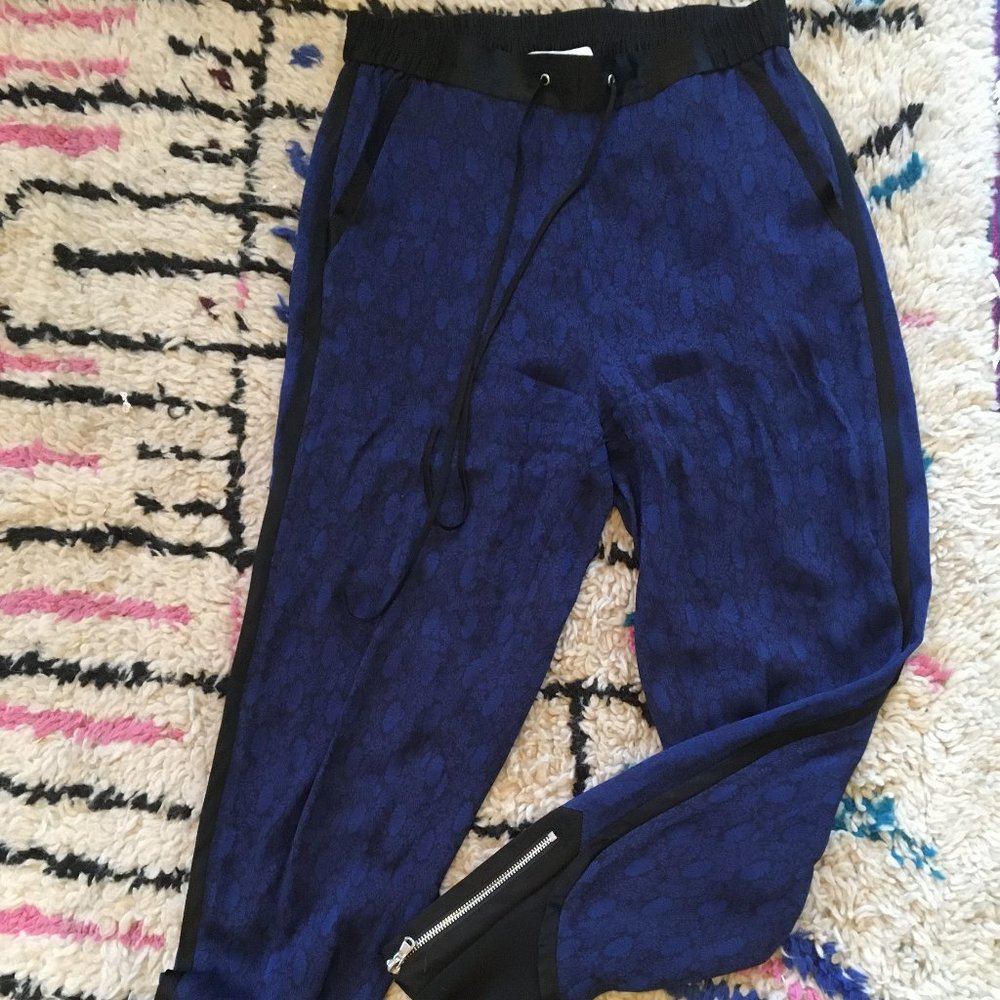 3.1 Philip Lim Silk Jacquard Joggers